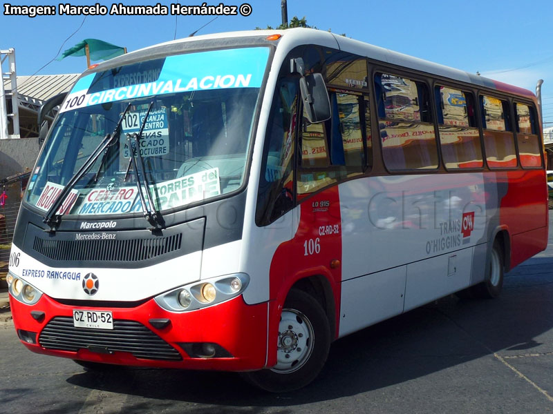 Marcopolo Senior / Mercedes Benz LO-915 / Línea 100 Circunvalación (Expreso Rancagua) Trans O'Higgins