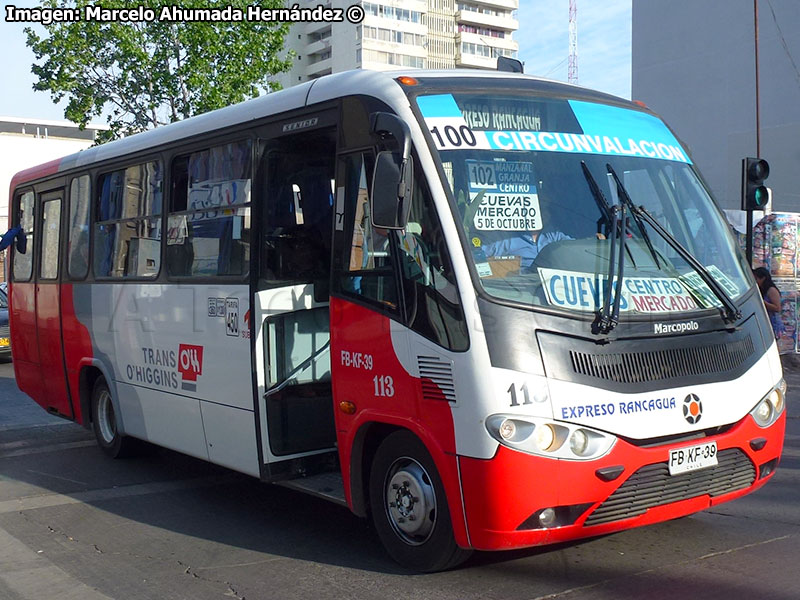 Marcopolo Senior / Mercedes Benz LO-915 / Línea 100 Circunvalación (Expreso Rancagua) Trans O'Higgins