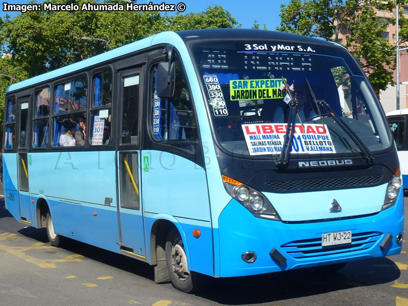 Neobus Thunder + / Agrale MA-9.2 Euro V / TMV 3 Sol y Mar S.A.