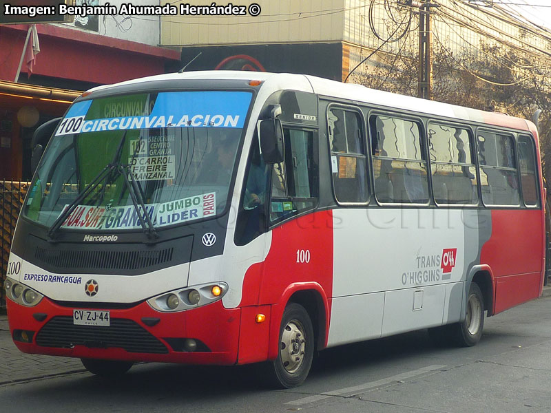 Marcopolo Senior / Volksbus 9-150EOD / Línea 100 Circunvalación (Expreso Rancagua) Trans O'Higgins