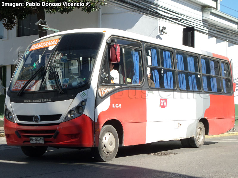 Neobus Thunder + / Mercedes Benz LO-915 / Línea 400 Manzanal Trans O'Higgins