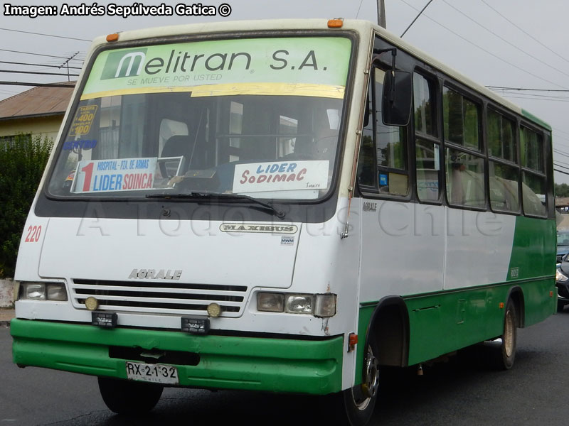 Maxibus Micro / Agrale MA-8.5T / Línea N° 1 MELITRAN S.A. (Melipilla)