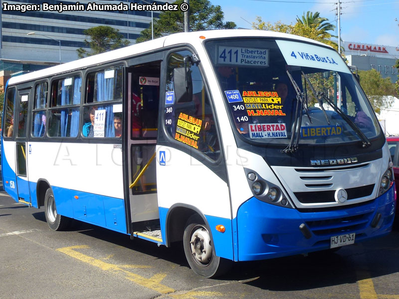 Neobus Thunder + / Mercedes Benz LO-916 BlueTec5 / TMV 4 Viña Bus S.A.