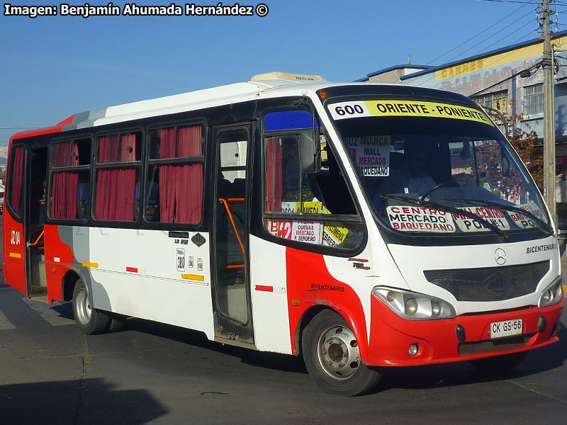 TMG Bicentenario / Mercedes Benz LO-915 / Línea 600 Oriente - Poniente (Buses Cordillera) Trans O'Higgins