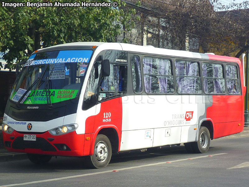 Marcopolo Senior / Mercedes Benz LO-916 BlueTec5 / Línea 100 Circunvalación (Expreso Rancagua) Trans O'Higgins