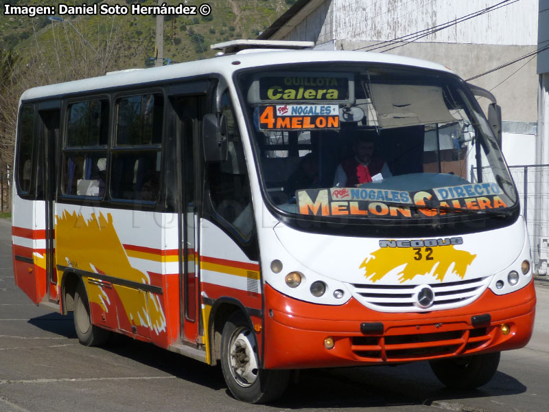 Neobus Thunder + / Mercedes Benz LO-712 / Comercial Guerra (La Calera)