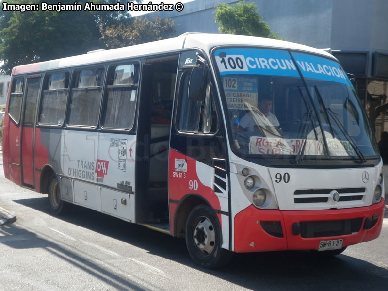 Induscar Caio Foz / Mercedes Benz LO-915 / Línea 100 Circunvalación (Expreso Rancagua) Trans O'Higgins