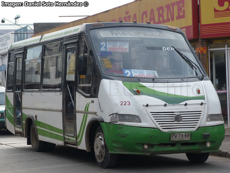 Metalpar Pucará 2000 / Mercedes Benz LO-814 / Línea N° 2 Melitran S.A. (Melipilla)