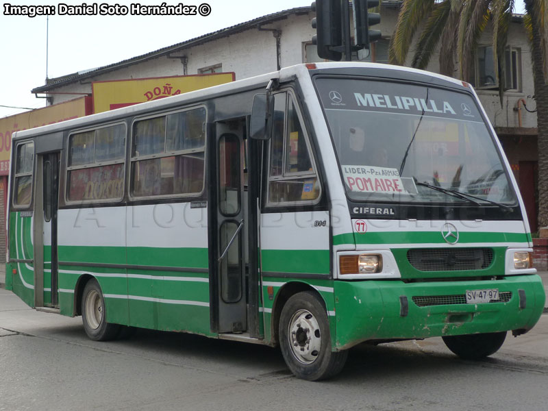 Ciferal Agilis / Mercedes Benz LO-814 / Línea Melipilla - Pomaire Melitran S.A.