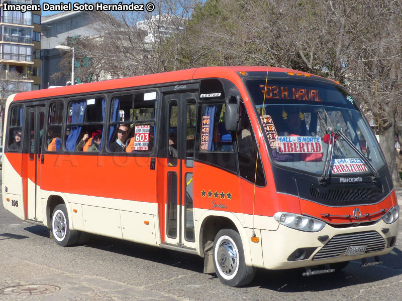 Marcopolo Senior / Mercedes Benz LO-916 BlueTec5 / TMV 6 Gran Valparaíso S.A.