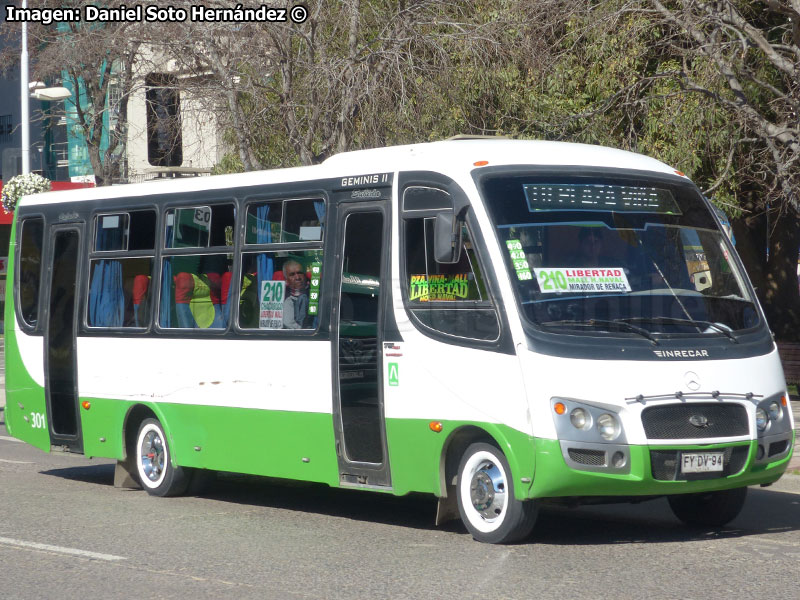 Inrecar Géminis II / Mercedes Benz LO-915 / TMV 2 Viña Bus S.A.