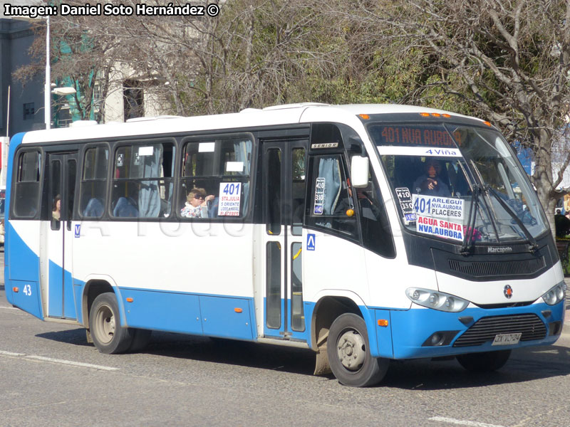 Marcopolo Senior / Mercedes Benz LO-916 BlueTec5 / TMV 4 Viña Bus S.A.