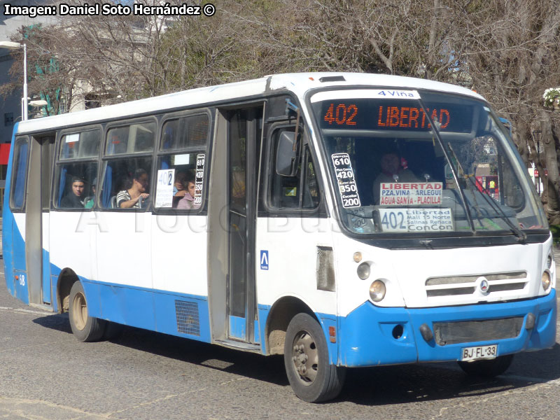 Induscar Caio Foz / Mercedes Benz LO-915 / TMV 4 Viña Bus S.A.