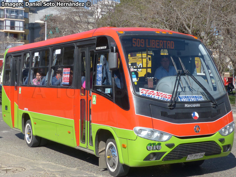 Marcopolo Senior / Mercedes Benz LO-916 BlueTec5 / TMV 5 Gran Valparaíso S.A.