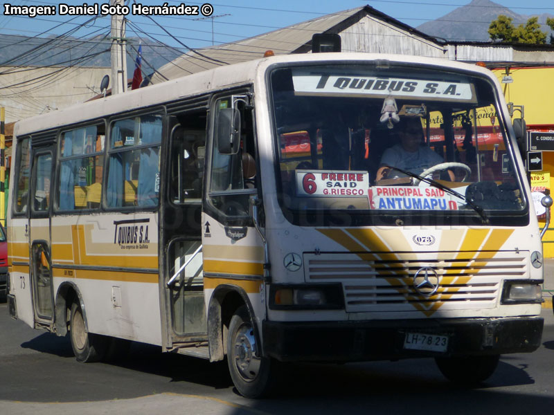 Metalpar Pucará II / Mercedes Benz OF-812 / Línea Nº 6 Transportes Quibus S.A. (Quillota)