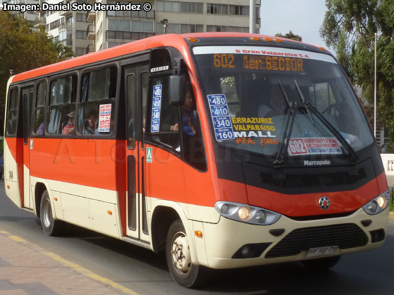 Marcopolo Senior / Mercedes Benz LO-916 BlueTec5 / TMV 6 Gran Valparaíso S.A.