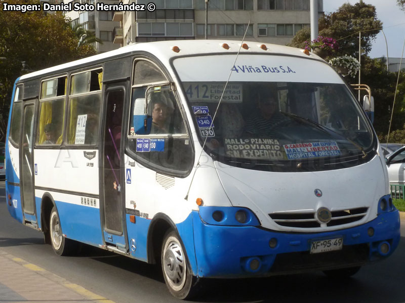 Metalpar Pucará IV Evolution / Mercedes Benz LO-712 / TMV 4 Viña Bus S.A.