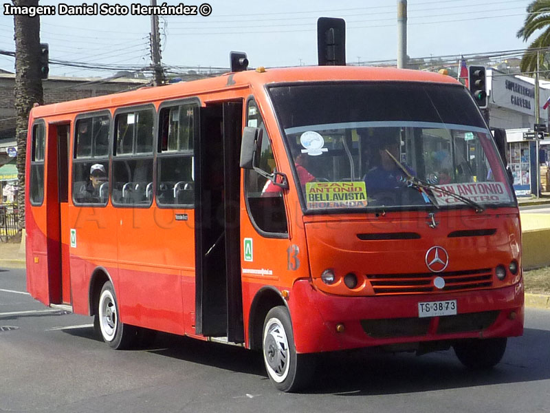 Induscar Caio Piccolo / Mercedes Benz LO-914 / Buses Nuevo Amanecer S.A. (San Antonio)