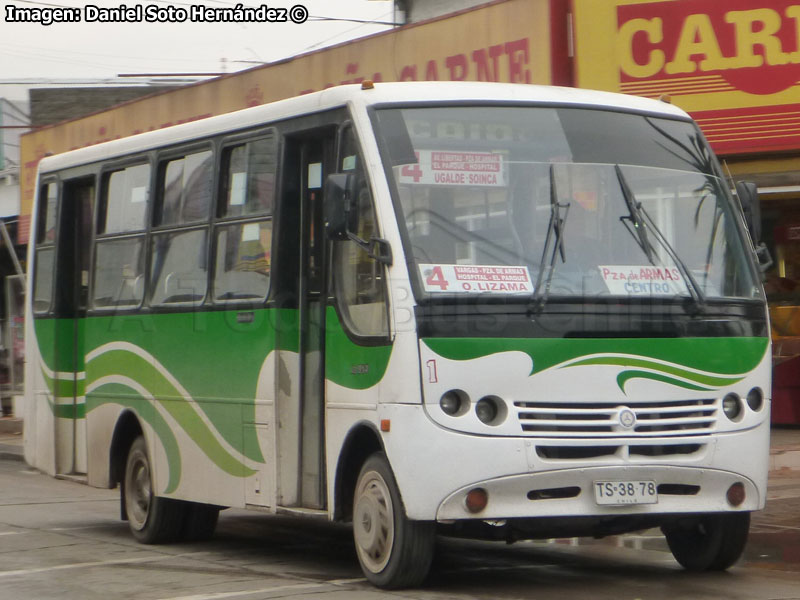 Induscar Caio Piccolo / Mercedes Benz LO-914 / Línea Nº 4 Melitran S.A. (Melipilla)