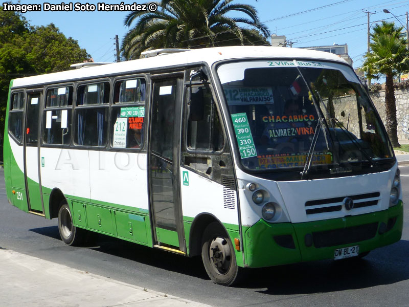 Induscar Caio Foz / Mercedes Benz LO-915 / TMV 2 Viña Bus S.A.