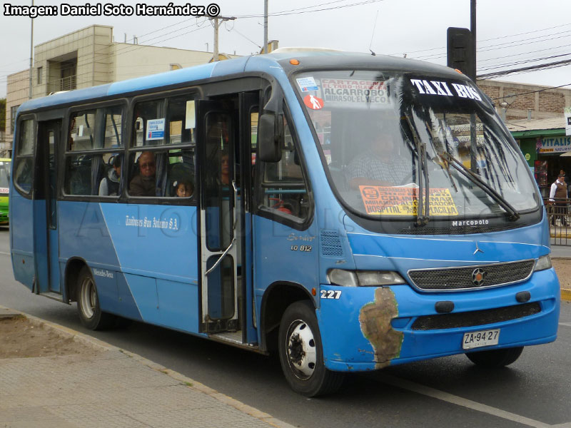 Marcopolo Senior G6 / Mercedes Benz LO-812 / Taxibuses San Antonio S.A.