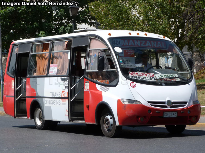 Metalpar Pucará IV Evolution / Mercedes Benz LO-712 / Línea 400 Manzanal Trans O'Higgins