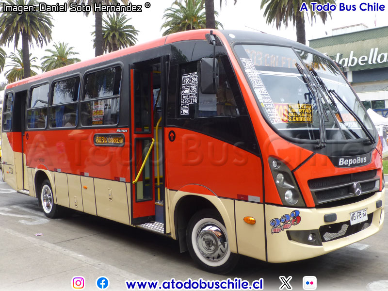 BepoBus Nàscere / Mercedes Benz LO-916 BlueTec5 / TMV 6 Gran Valparaíso S.A.