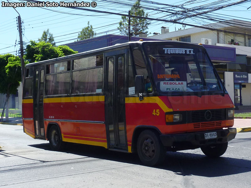 Sport Wagon Panorama / Mercedes Benz LO-812 / Transportes Quibus S.A. (Quillota)