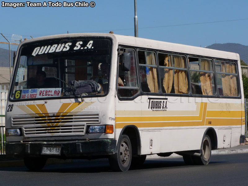 Metalpar Pucará II / Mercedes Benz OF-812 / Línea N° 6 Transportes Quibus S.A. (Quillota)