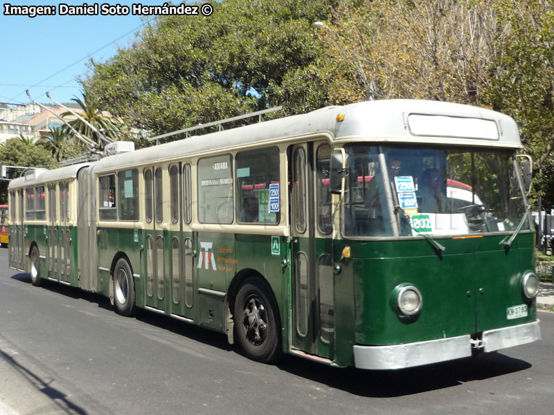 SWS - Schweizerische Wagens und Aufzügefabrik / SAAS - Société Anonyme des Ateliers de Sécheron / Bern Motörwagenfabrik A.G. 4GTP-A / TMV 8 Trolebuses de Chile S.A.