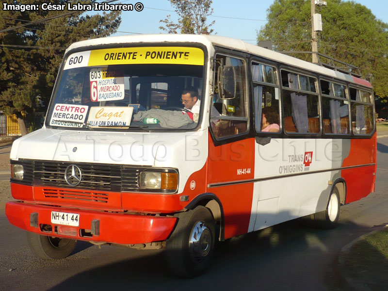 Metalpar Pucará 1 / Mercedes Benz LO-814 / Línea 600 Oriente - Poniente Trans O'Higgins