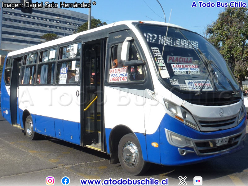 Induscar Caio Foz / Mercedes Benz LO-916 BlueTec5 / TMV 4 Viña Bus S.A.