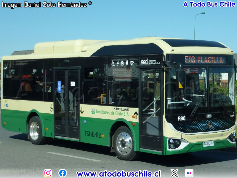 King Long XMQ6900G E-Tech / Línea E-03 Estación Barón - Curauma Red Valparaíso de Movilidad