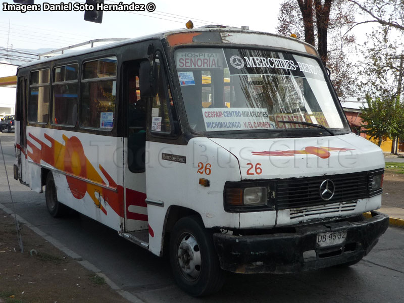 Inrecar / Mercedes Benz LO-809 / Transportes El Almendral S.A. (San Felipe)