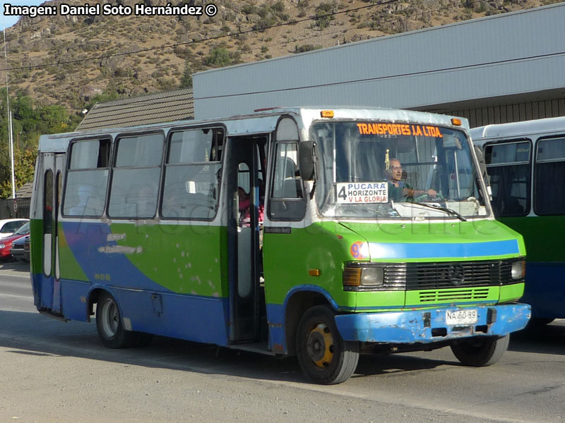 Automotora Guerrero Tamara III / Mercedes Benz LO-809 / Transportes J.A. Ltda. (Los Andes)