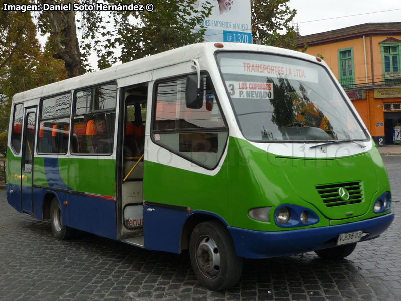 Cuatro Ases PH-2002 / Mercedes Benz LO-914 / Transportes J.A. Ltda. (Los Andes)