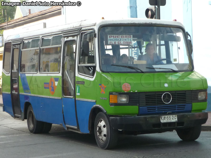 Metalpar Pucará I / Mercedes Benz LO-812 / Buses J. A. (Los Andes)