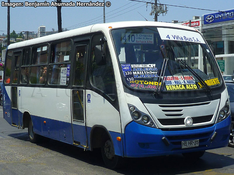 Neobus Thunder + / Mercedes Benz LO-916 BlueTec5 / TMV 4 Viña Bus S.A.