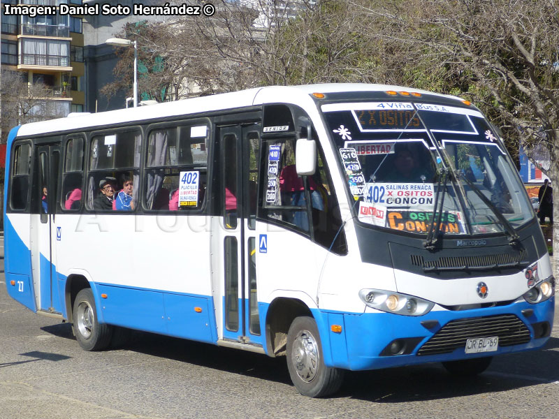 Marcopolo Senior / Mercedes Benz LO-916 BlueTec5 / TMV 4 Viña Bus S.A.