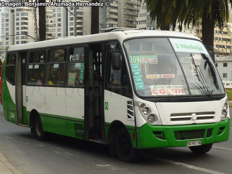 Induscar Caio Foz / Mercedes Benz LO-915 / TMV 2 Viña Bus S.A.