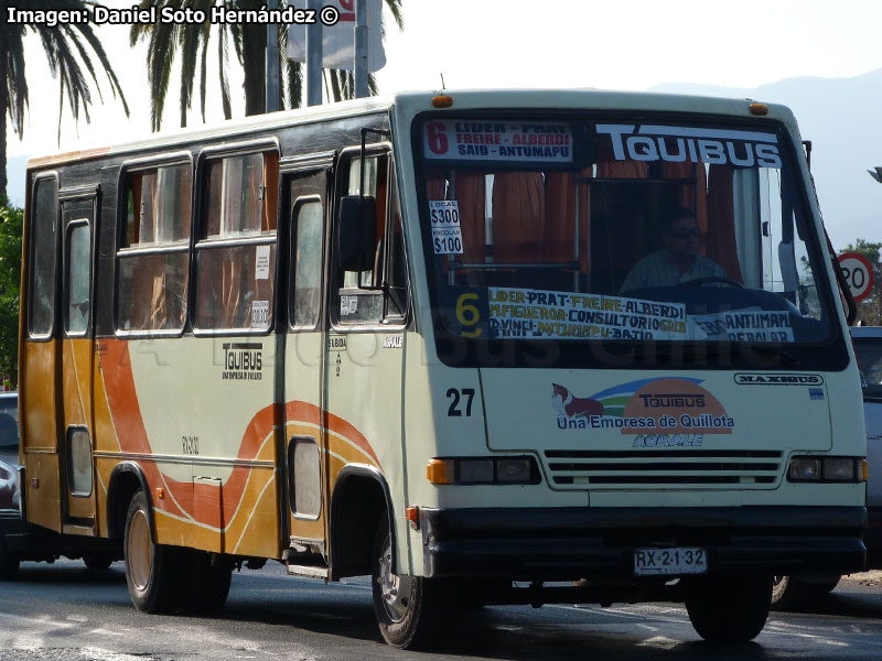 Maxibus Micro / Agrale MA-8.5T / Línea N° 6 Transportes Quibus S.A. (Quillota)