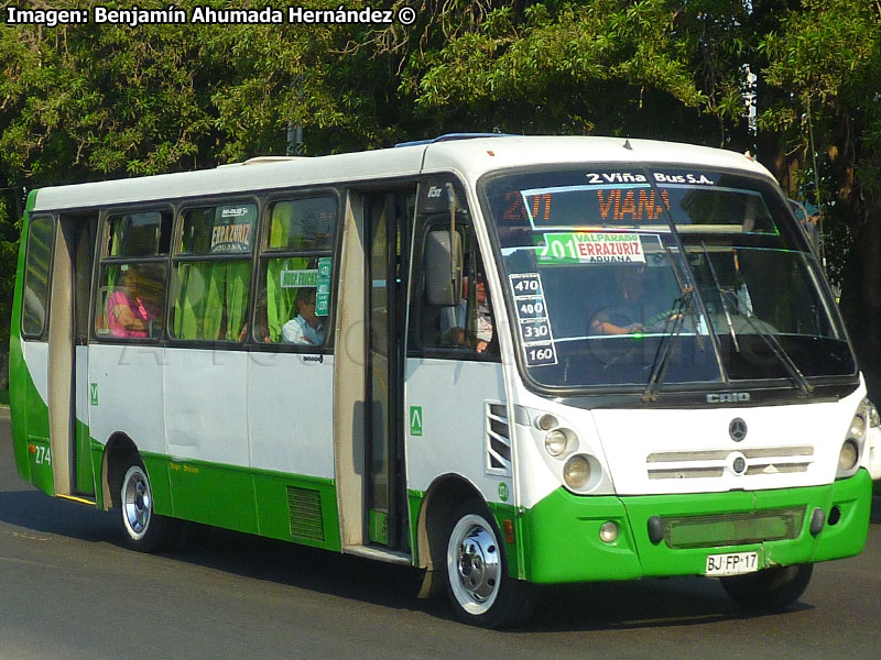 Induscar Caio Foz / Mercedes Benz LO-915 / TMV 2 Viña Bus S.A.