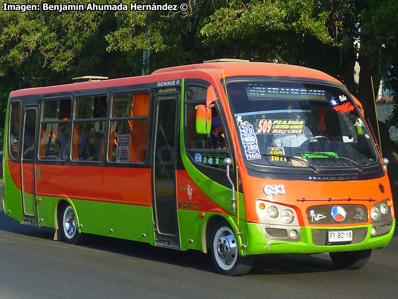 Inrecar Géminis II / Mercedes Benz LO-915 / TMV 5 Gran Valparaíso S.A.