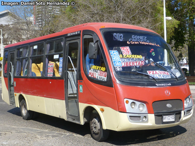 Inrecar Géminis II / Mercedes Benz LO-916 BlueTec5 / TMV 6 Gran Valparaíso S.A.