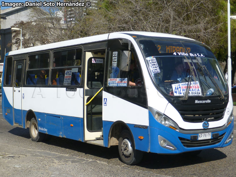 Mascarello Gran Micro / Mercedes Benz LO-916 BlueTec5 / TMV 4 Viña Bus S.A.