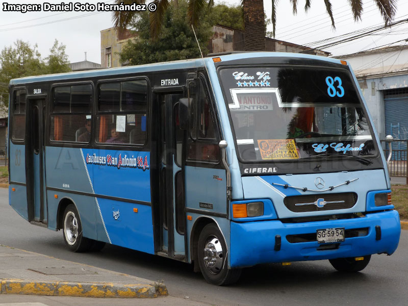 Ciferal Agilis / Mercedes Benz LO-814 / Taxibuses San Antonio S.A.