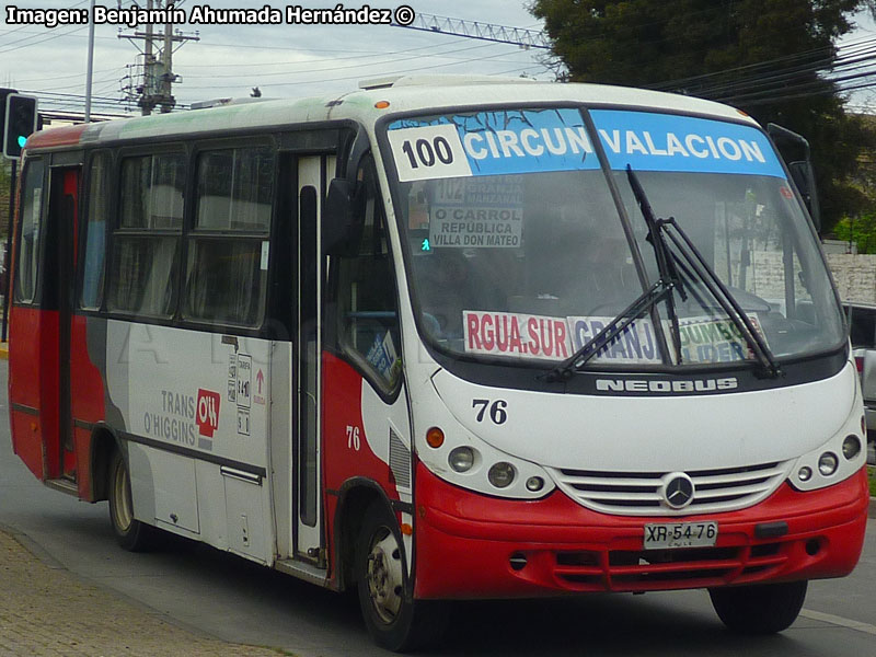 Neobus Thunder + / Mercedes Benz LO-914 / Línea 100 Circunvalación (Expreso Rancagua) Trans O'Higgins