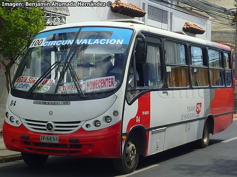 Neobus Thunder + / Mercedes Benz LO-914 / Línea 100 Circunvalación (Expreso Rancagua) Trans O'Higgins