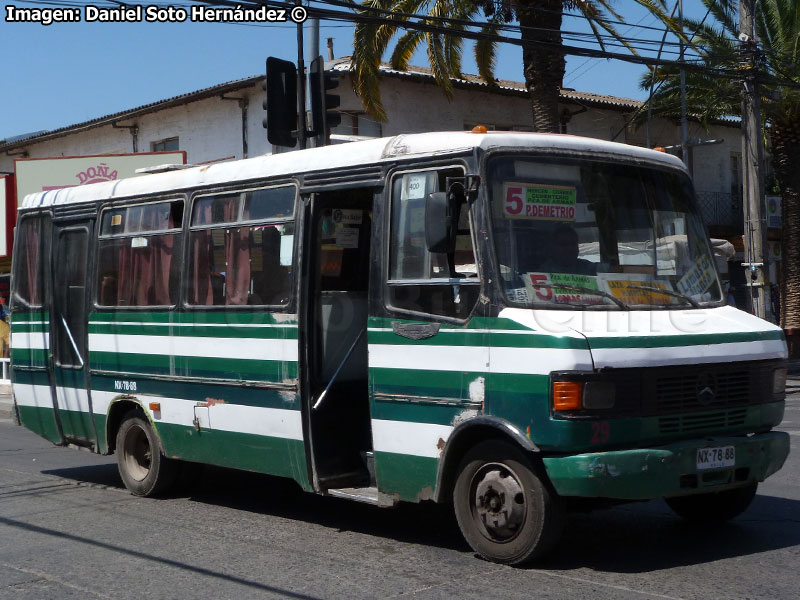 Metalpar Pucará 1 / Mercedes Benz LO-812 / Línea N° 5 MELITRAN S.A. (Melipilla)