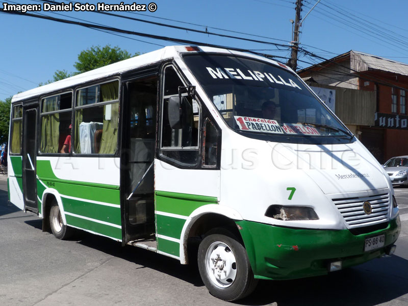 Metalpar Pucará 2000 / Mercedes Benz LO-814 / Línea N° 1 MELITRAN S.A. (Melipilla)